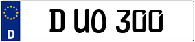 Truck License Plate